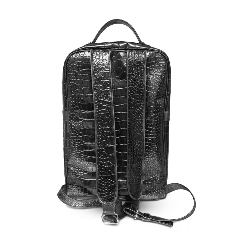 Zaino Nero 2 Sartoria Pugilistica Zaino in pelle Cocco