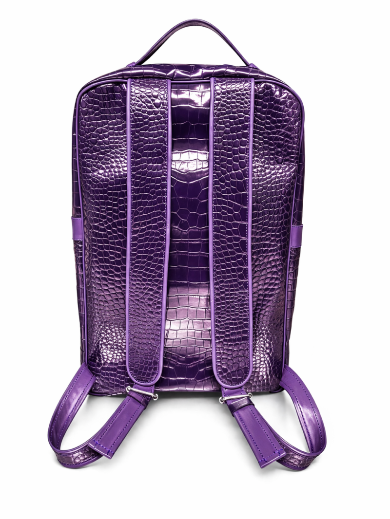 Zaino Viola 2 Sartoria Pugilistica Zaino in pelle Cocco